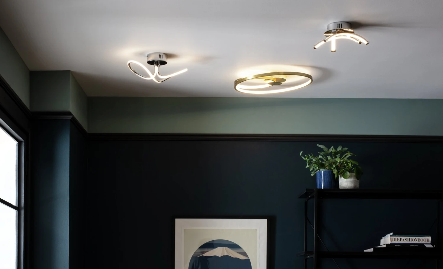 Habitat Scarcus Frame LED Floor Lamp - Black - Image 9