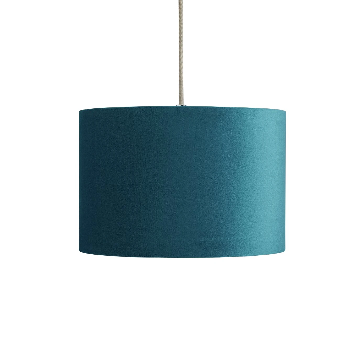 Habitat 30cm Velvet Shade - Teal - Image 2