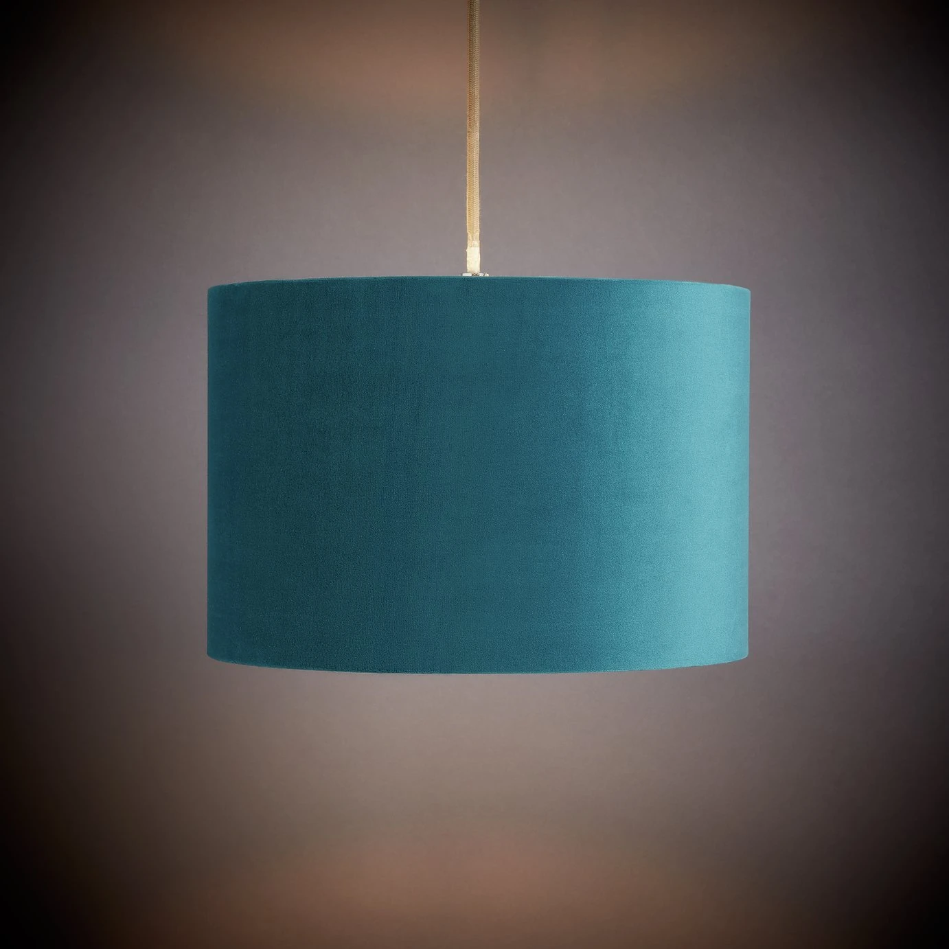 Habitat 30cm Velvet Shade - Teal - Image 5