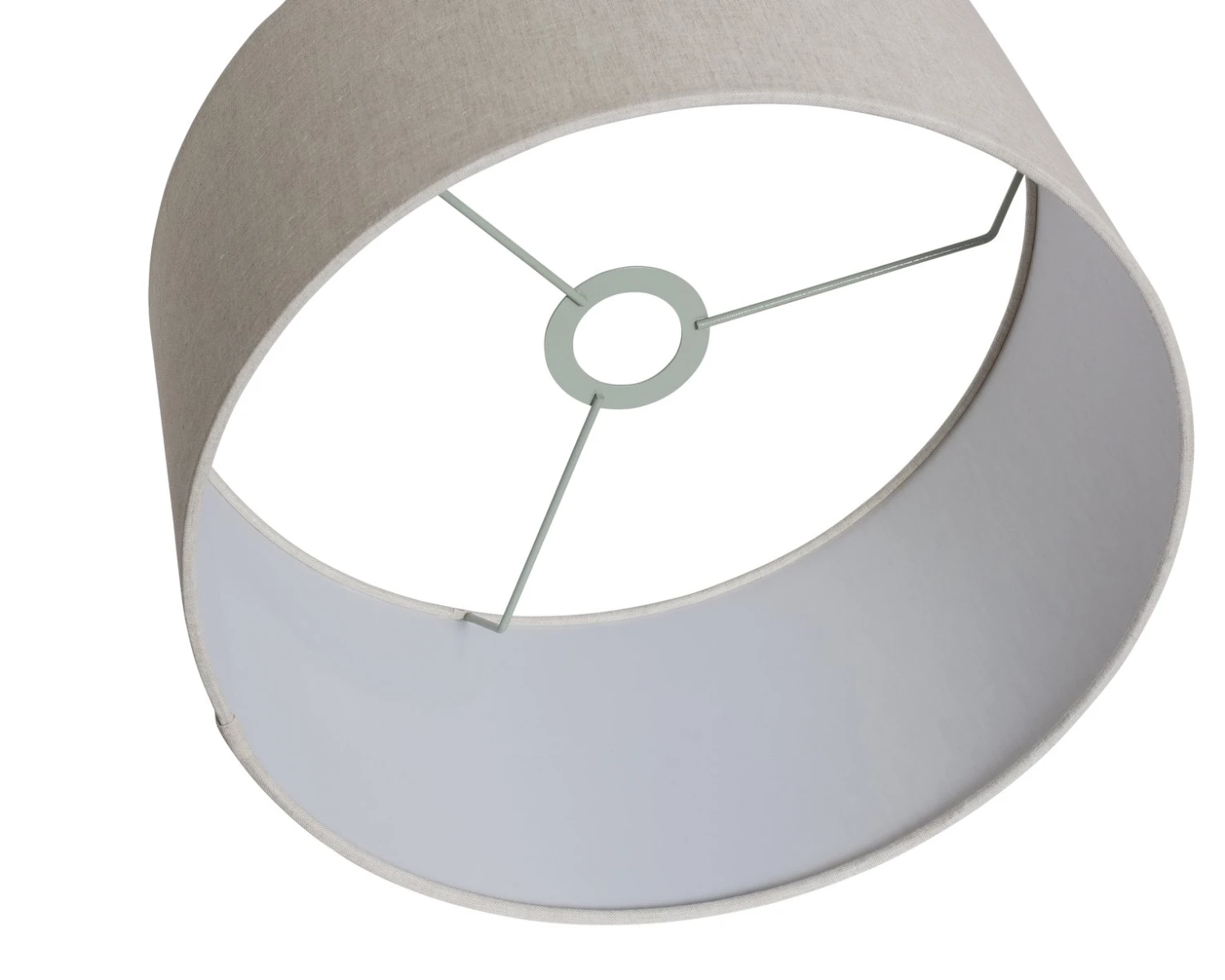 Habitat 35cm Linen Drum Shade - Oatmeal - Image 4