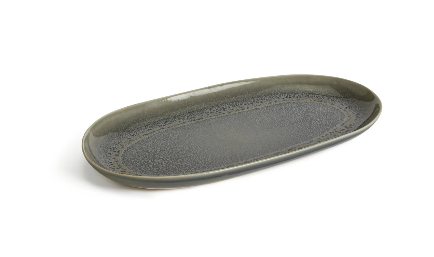 Habitat Evora Stoneware Serving Platter - Green - Image 4