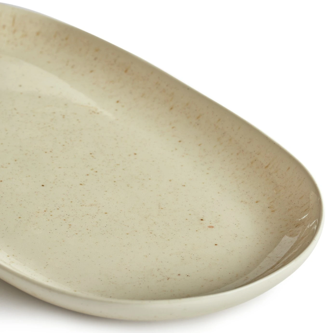 Habitat Evora Stoneware Serving Platter - Natural - Image 3