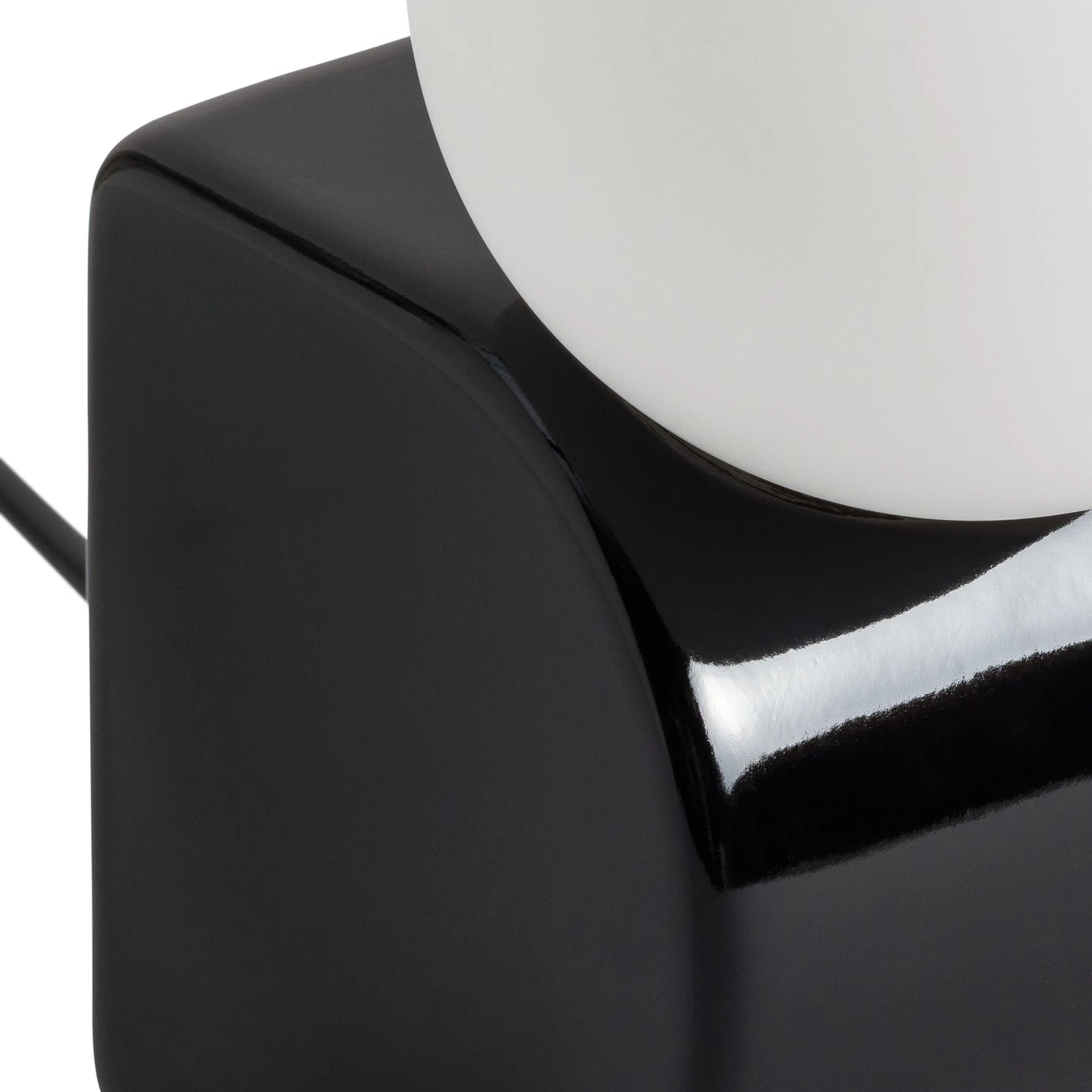 Habitat Vico Opal Table Lamp - Black - Image 6