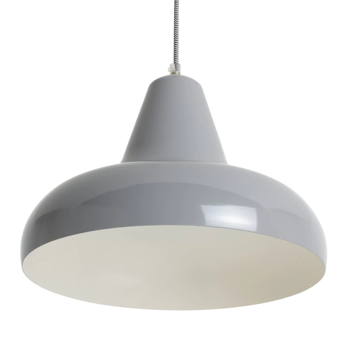 Habitat Aerial Spun Aluminium Pendant Light - Grey - Image 3