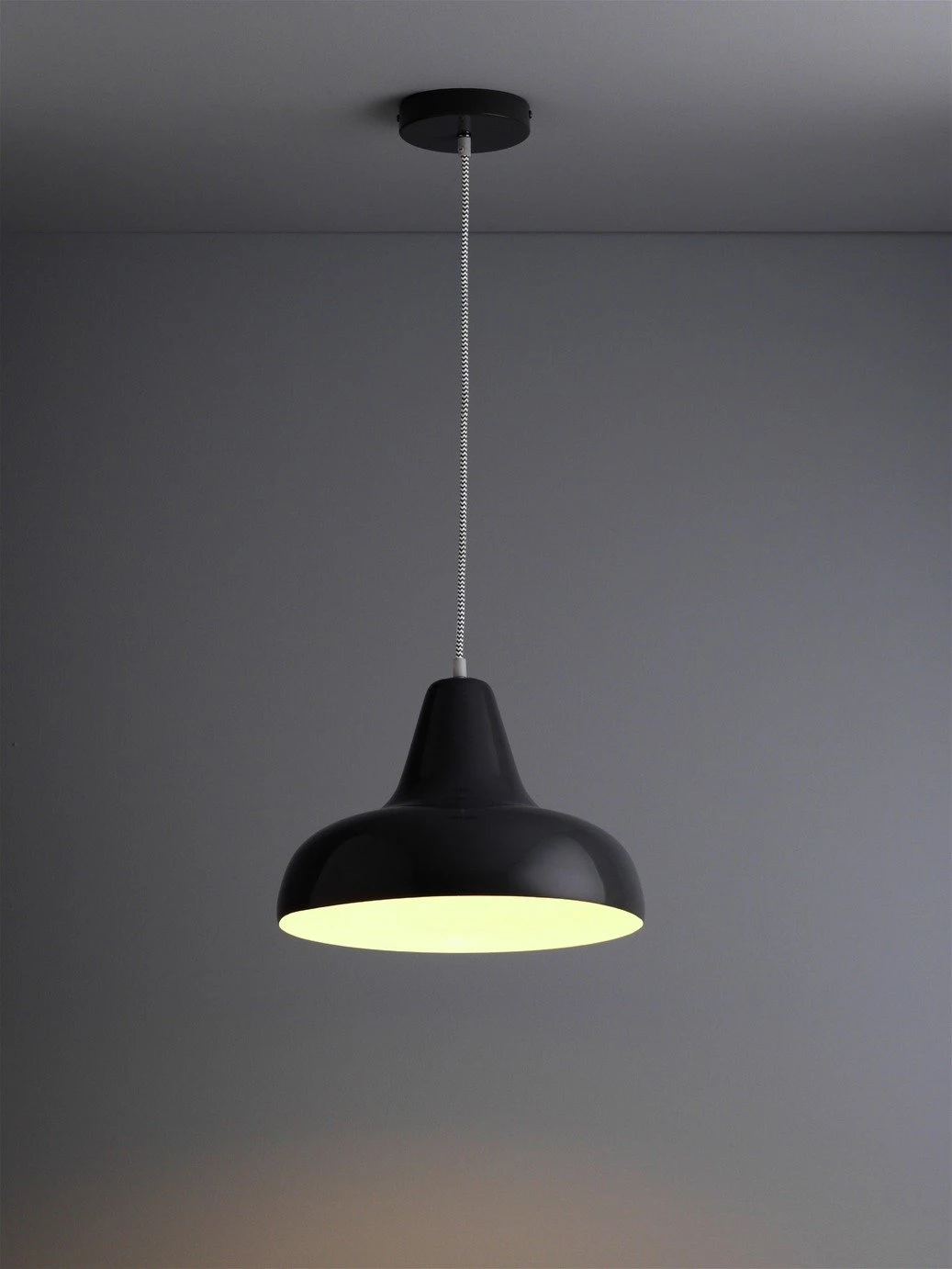 Habitat Aerial Spun Aluminium Pendant Light - Grey - Image 5