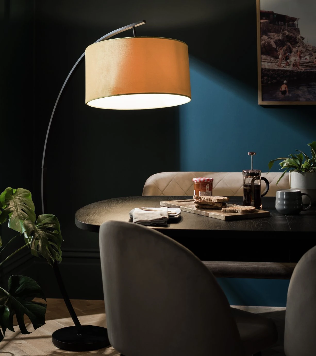 Habitat 49cm Velvet Shade - Saffron - Image 7