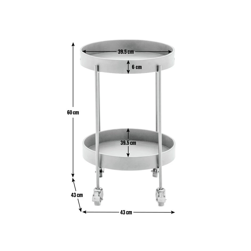 Habitat Eris Drinks Trolley - Black - Image 3