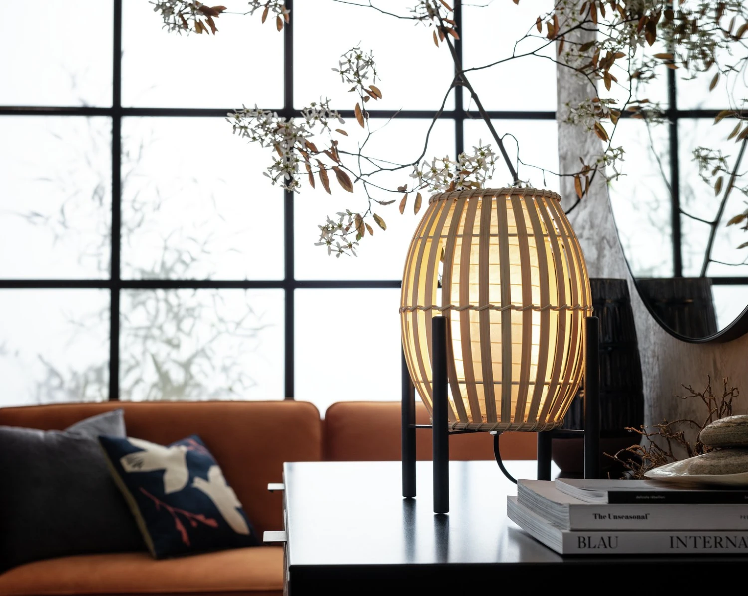 Habitat Aoki Bamboo Table Lamp - Image 7