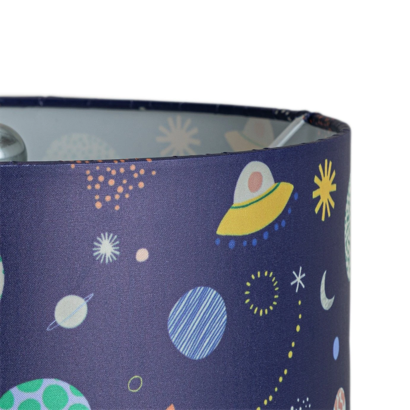 Habitat Kids Space Glow In The Dark 25cm Drum Shade - Blue - Image 3