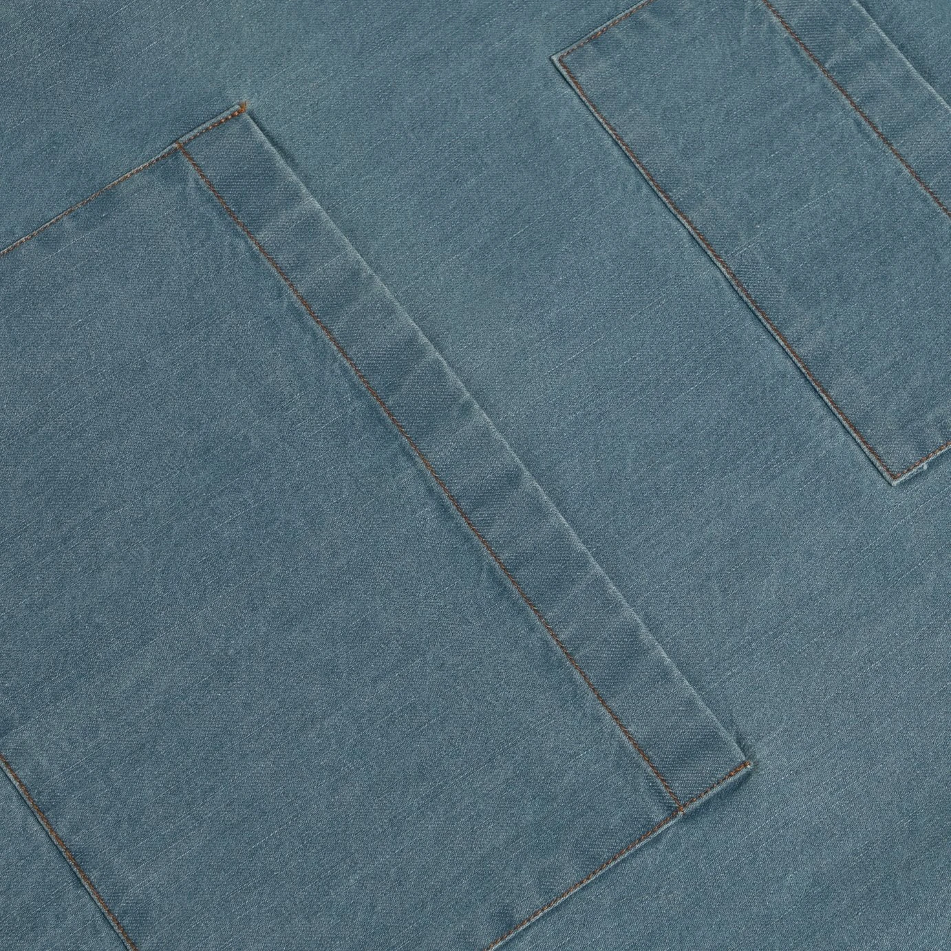 Habitat Mediterranean Denim Apron - Blue - Image 5