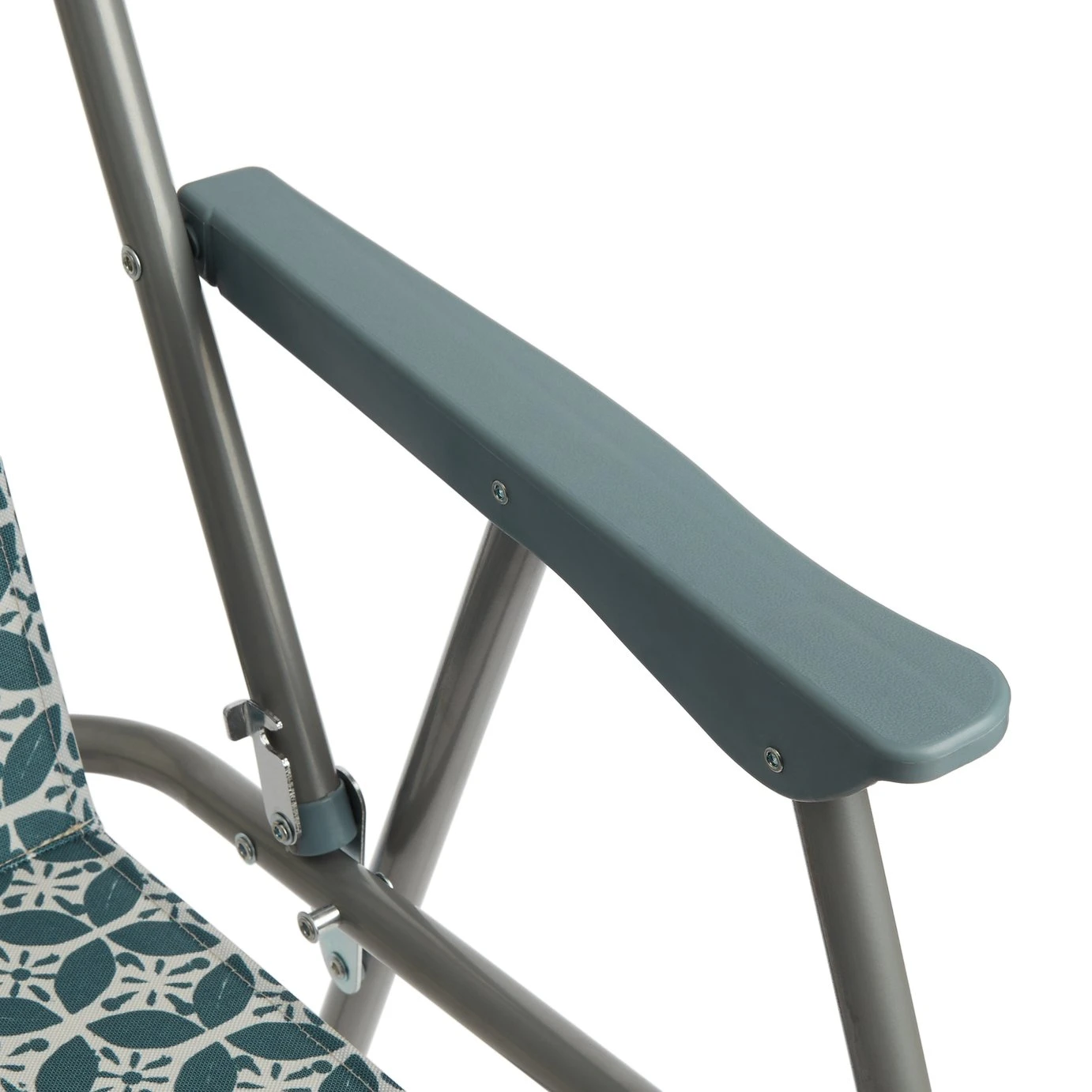 Habitat Folding Garden Chair - Blue - Image 6