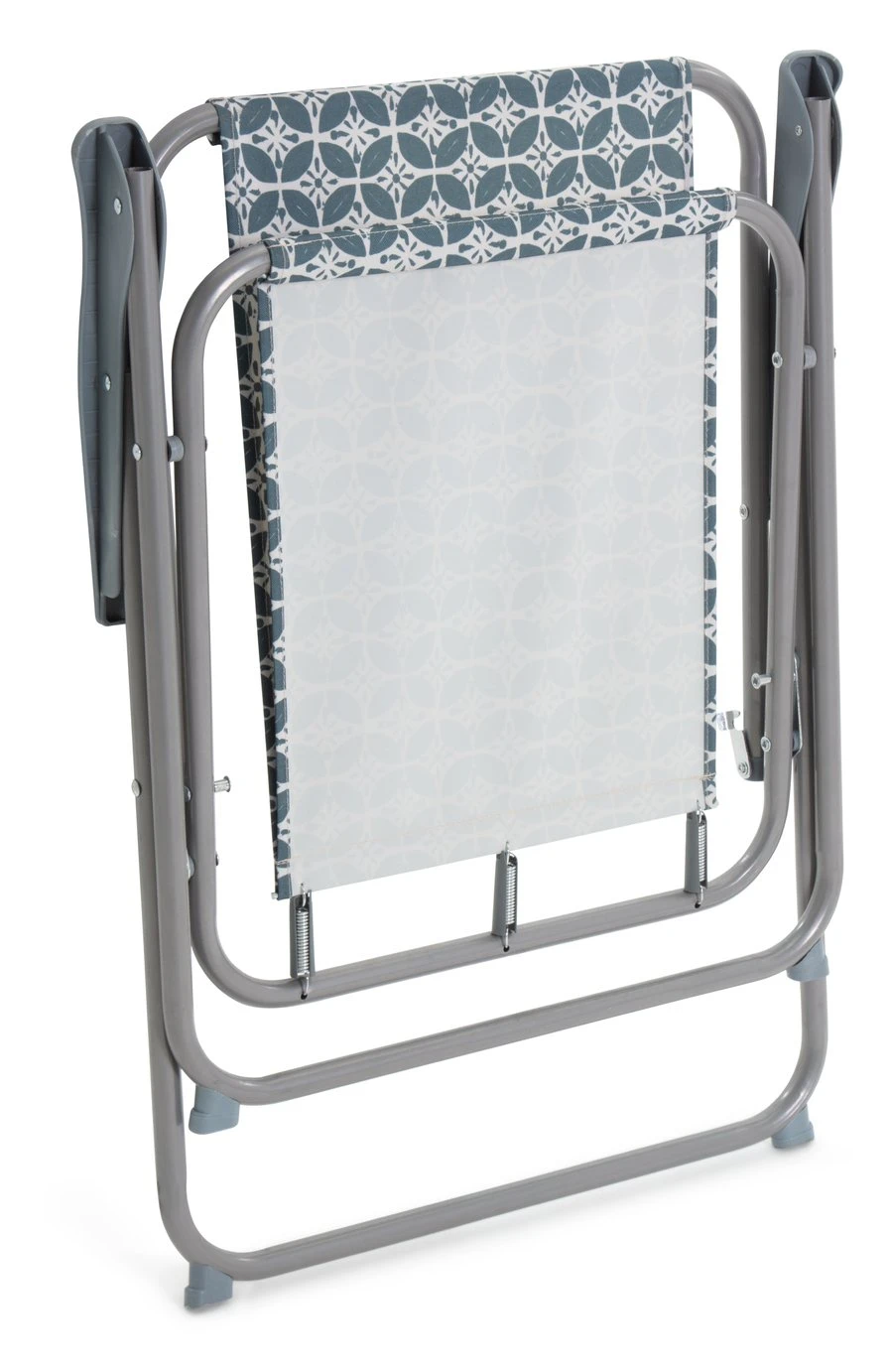 Habitat Folding Garden Chair - Blue - Image 8