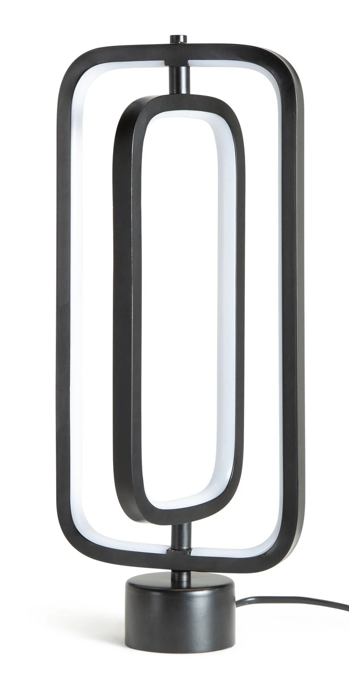 Habitat Sio Metal LED Table Lamp - Black - Image 2