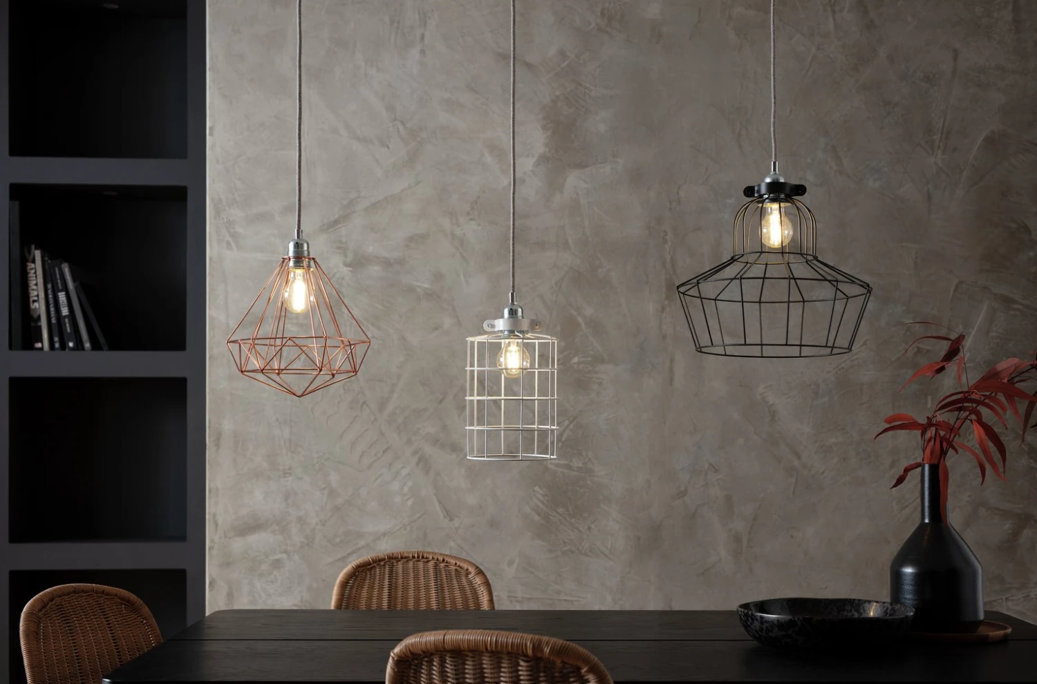 Habitat Cepheus Small Wire Shade - White - Image 7