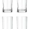 Habitat Clear Pinched Set Of 4 Hi Ball Glasses