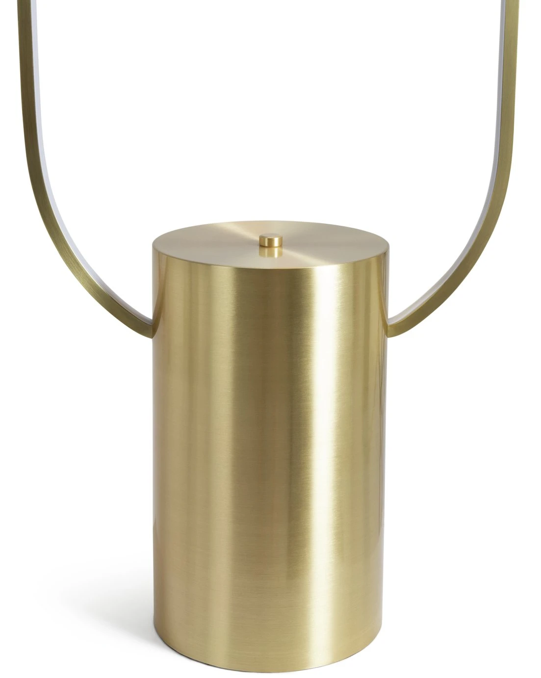 Habitat Pill LED Floor Lamp - Brushed Brass - Image 4