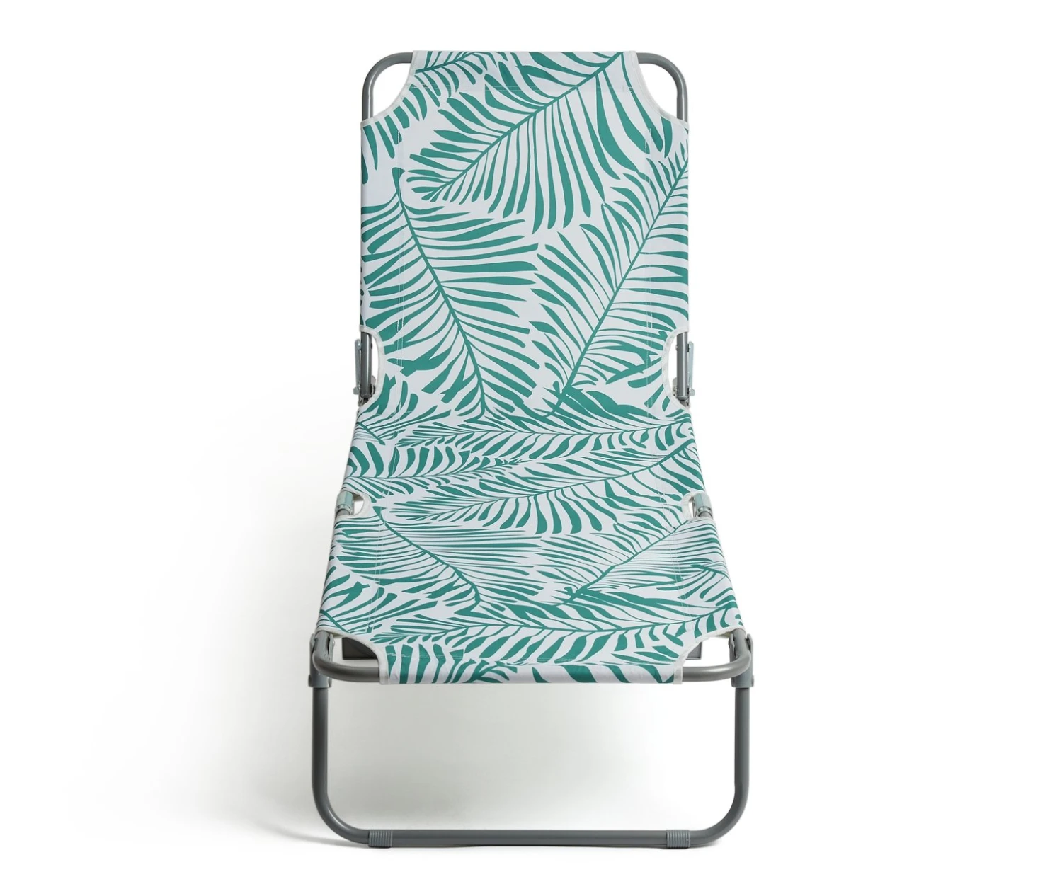 Habitat Global Leaf Folding Sun Lounger - Green - Image 5