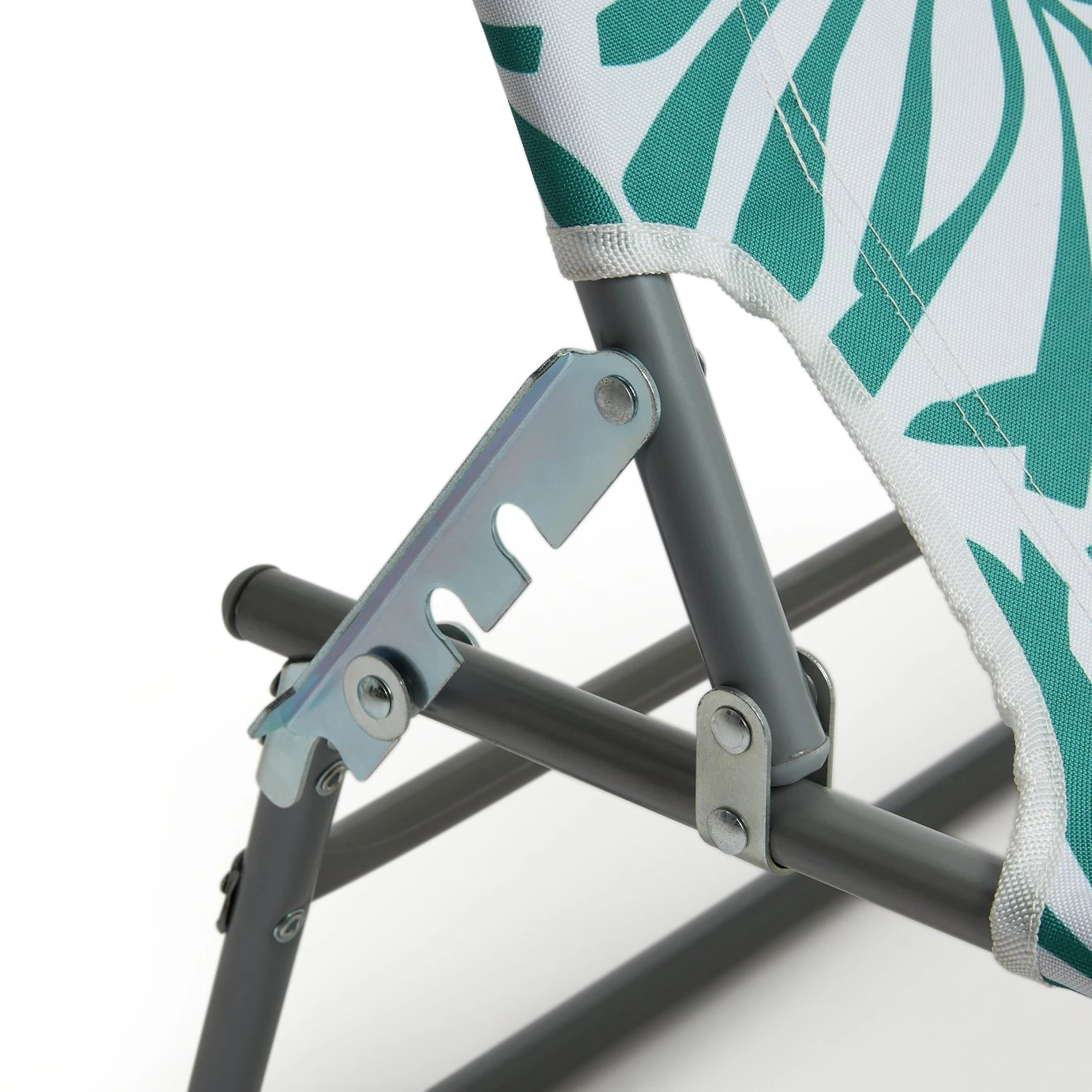 Habitat Global Leaf Folding Sun Lounger - Green - Image 6