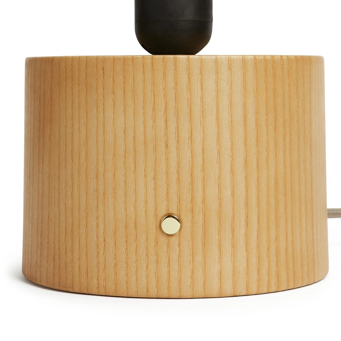 Habitat Modern Scandi Touch Table Lamp - Ash Grey & Oak - Image 4