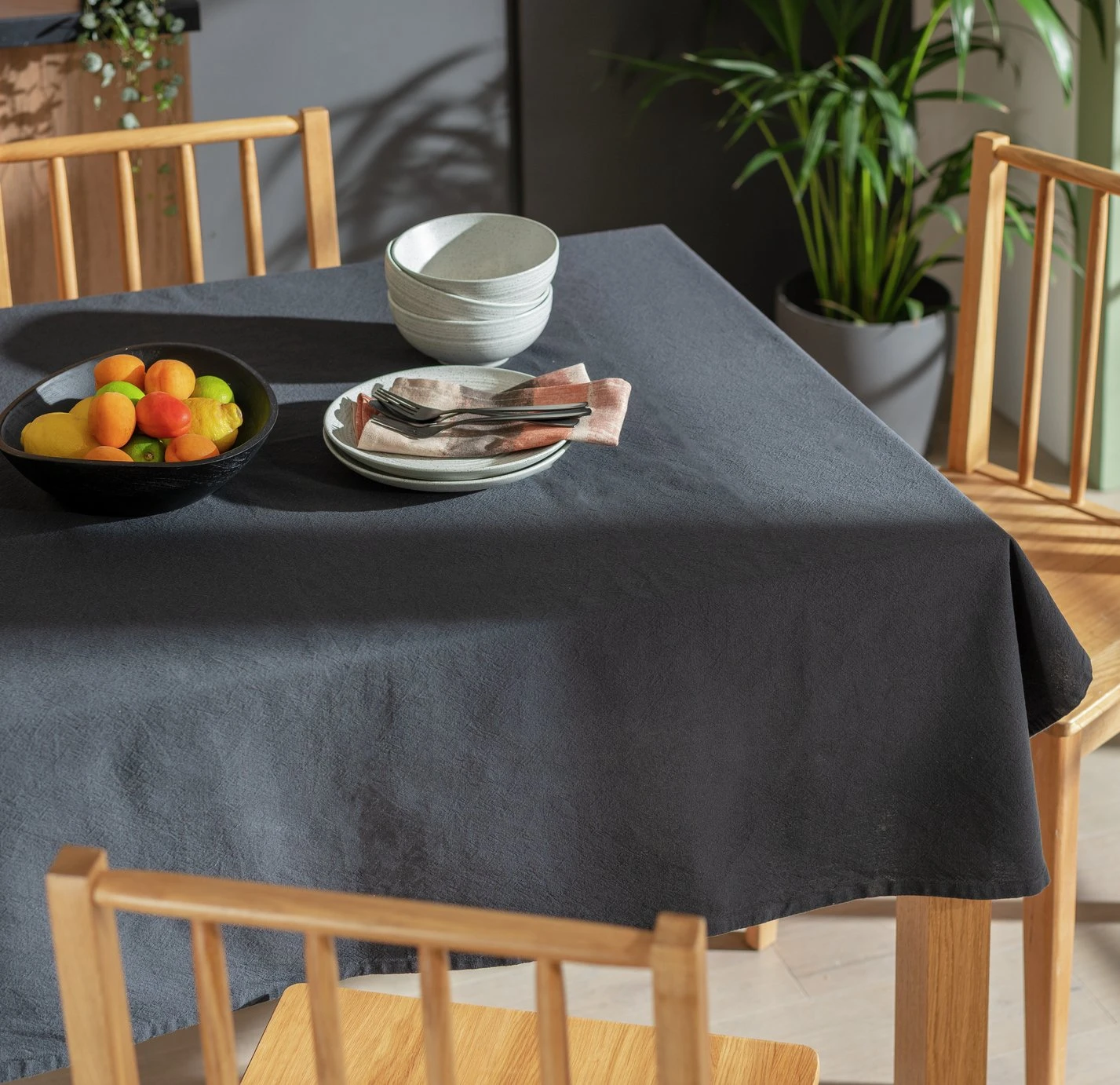 Habitat Table Cloth - Charcoal - Image 2