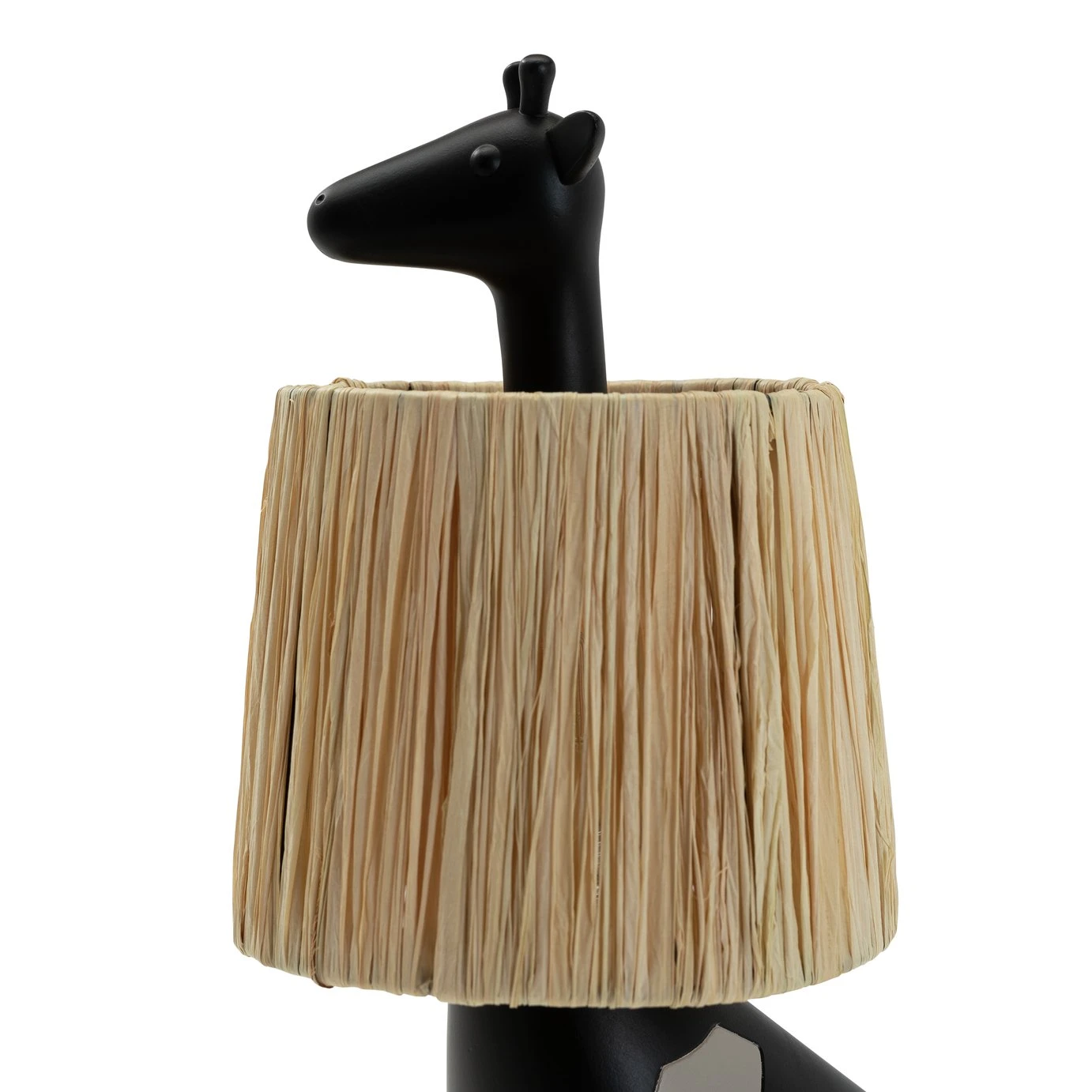 Habitat Kids Giraffe Rattan Table Lamp - Black - Image 5