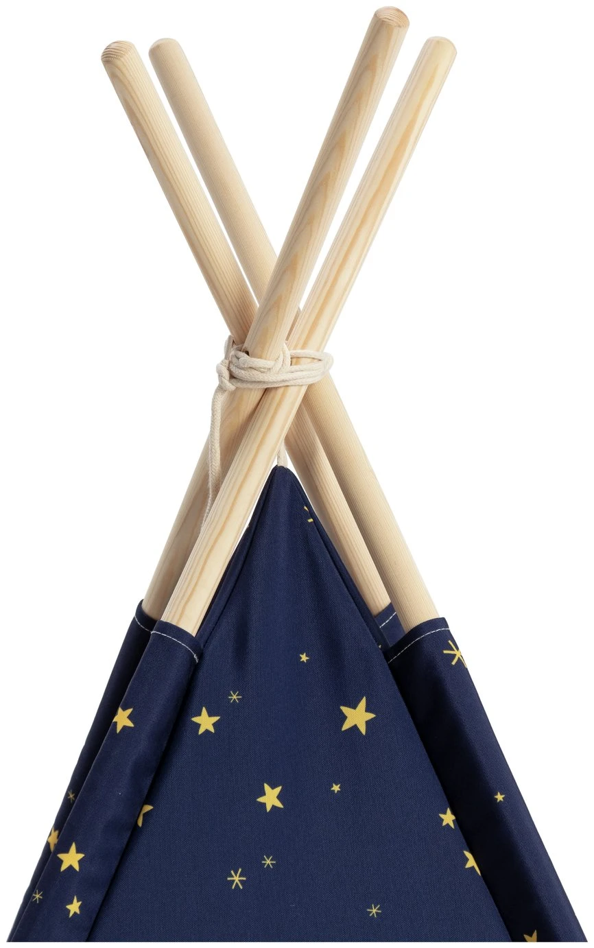 Habitat Kids Navy Blue Space Teepee Tent - Image 5