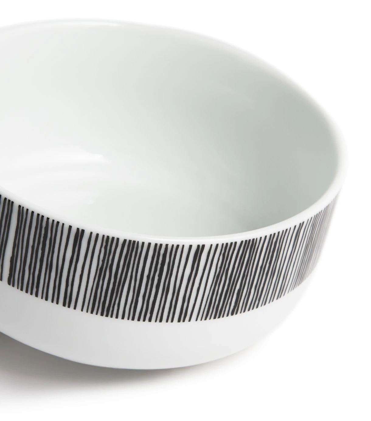 Habitat Black Dash 12 Piece Porcelain Dinner Set - Image 6