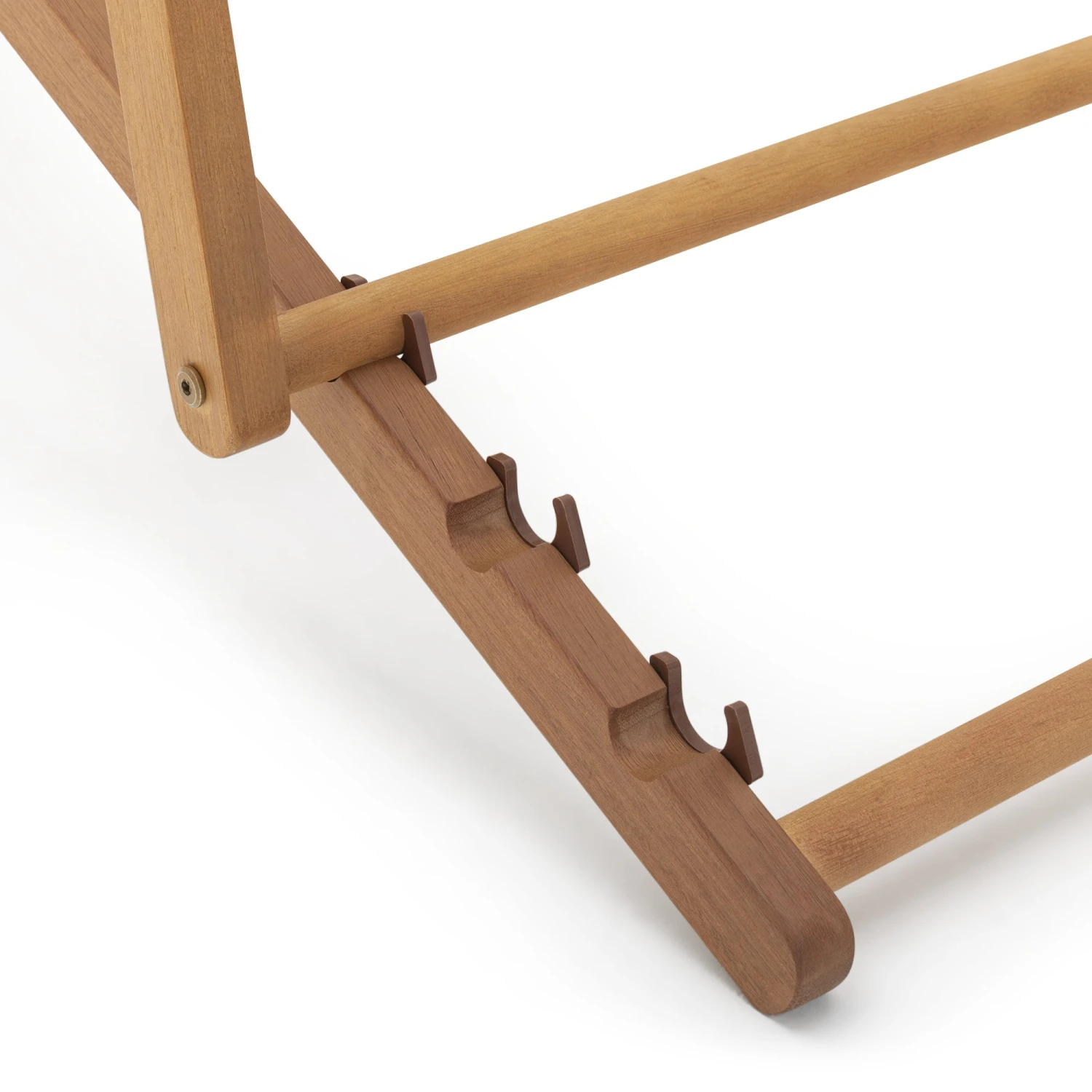 Habitat Folding Wooden Garden Deck Chair - Yellow - Image 8