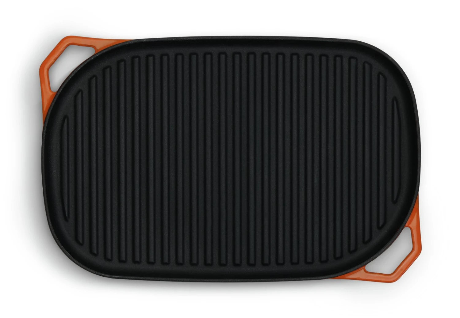 Habitat Large Cast Iron Grill Pan - Orange - Image 5