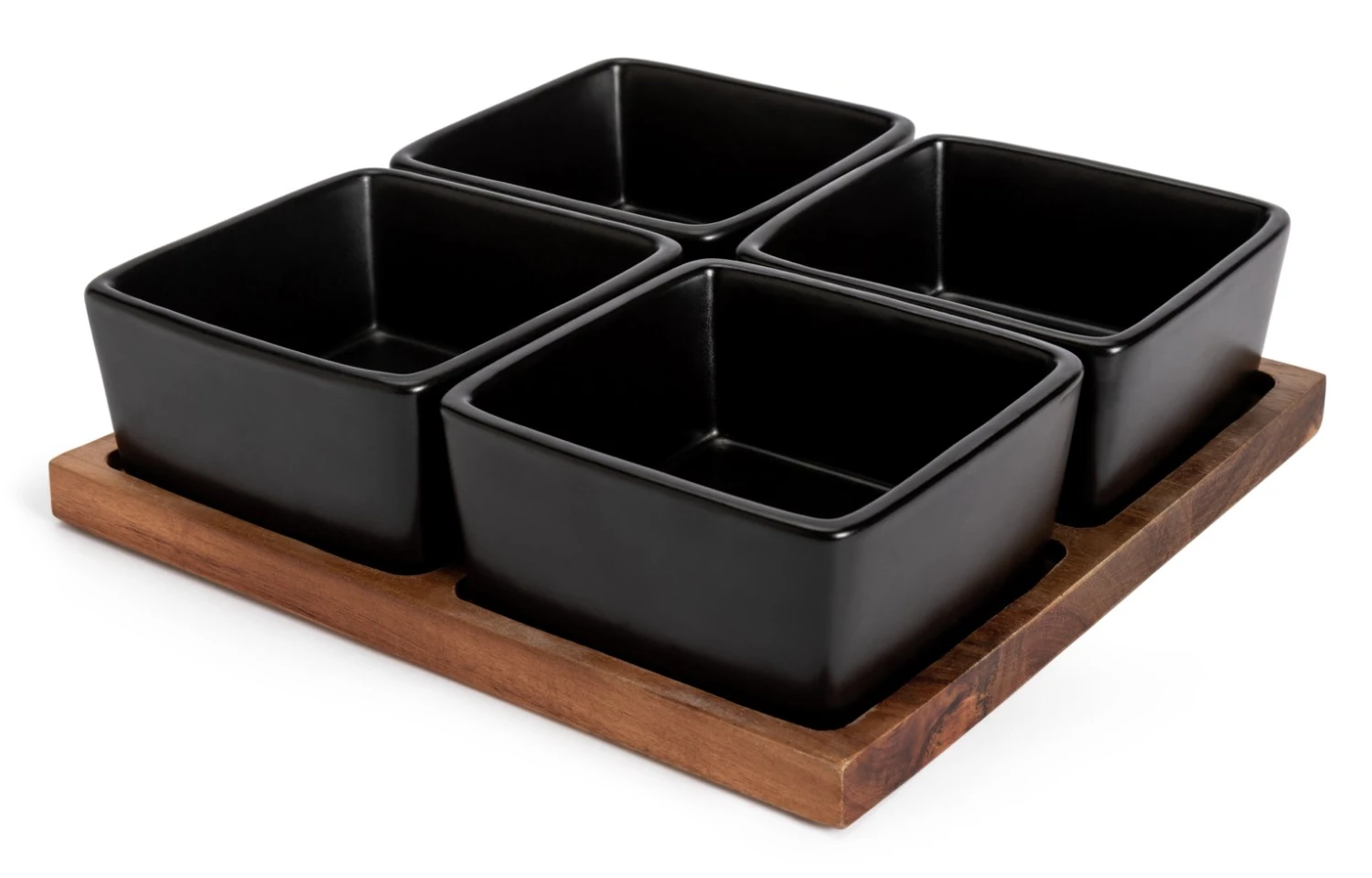 Habitat Stoneware Multiserve - Black - Image 3