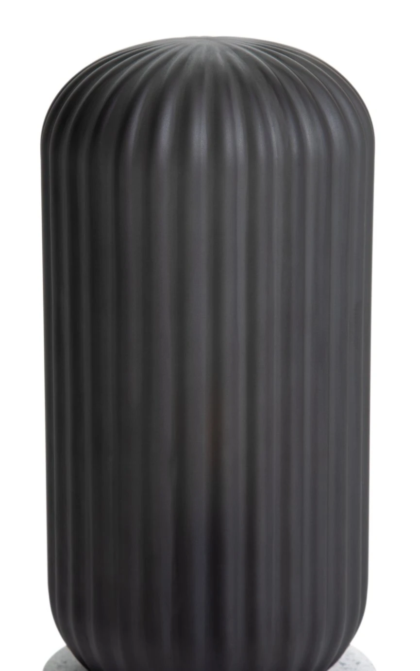 Habitat Rallie Smoked Glass Terrazzo Table Lamp – Grey - Image 3