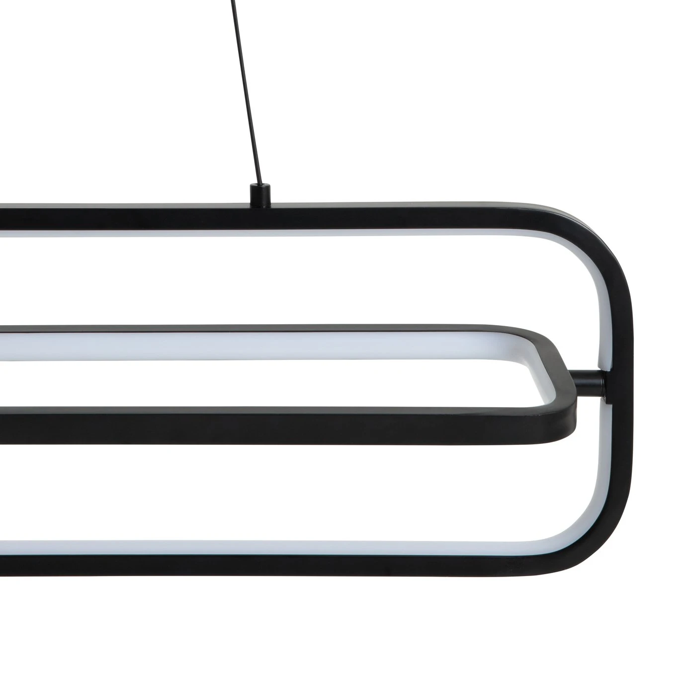 Habitat Metal LED Bar Pendant Light - Black - Image 4