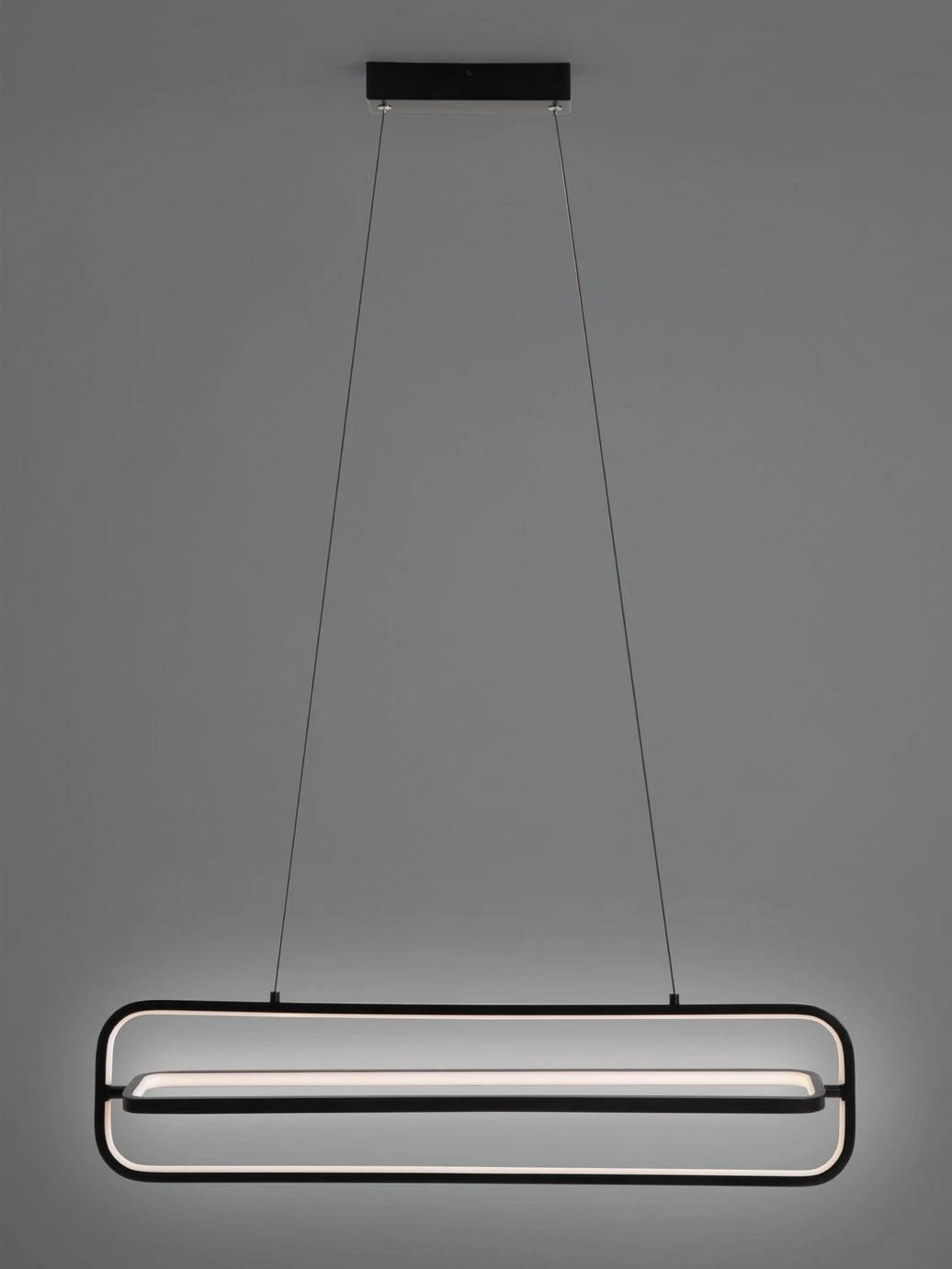 Habitat Metal LED Bar Pendant Light - Black - Image 6