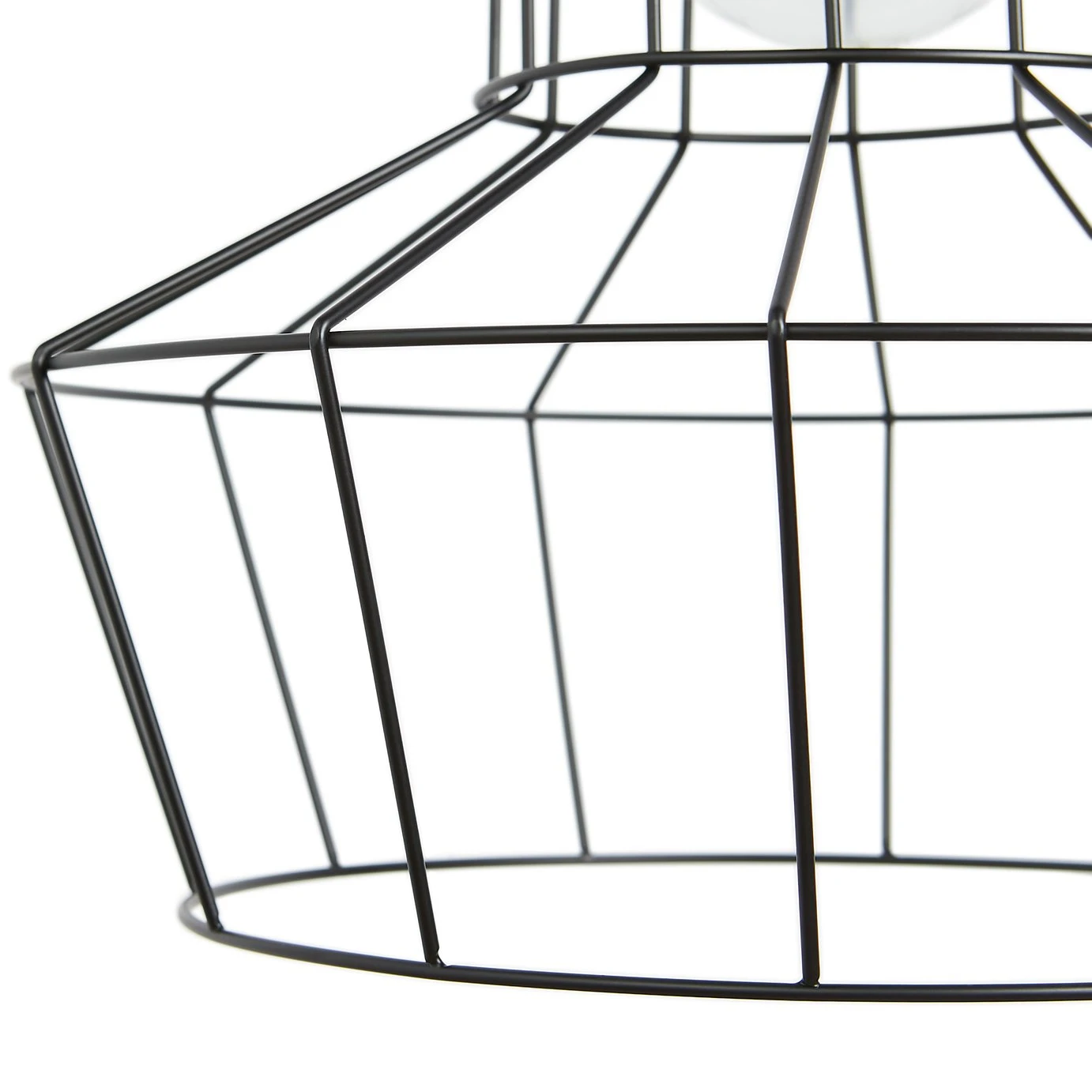 Habitat Indus Large Country Wire Shade - Black - Image 3
