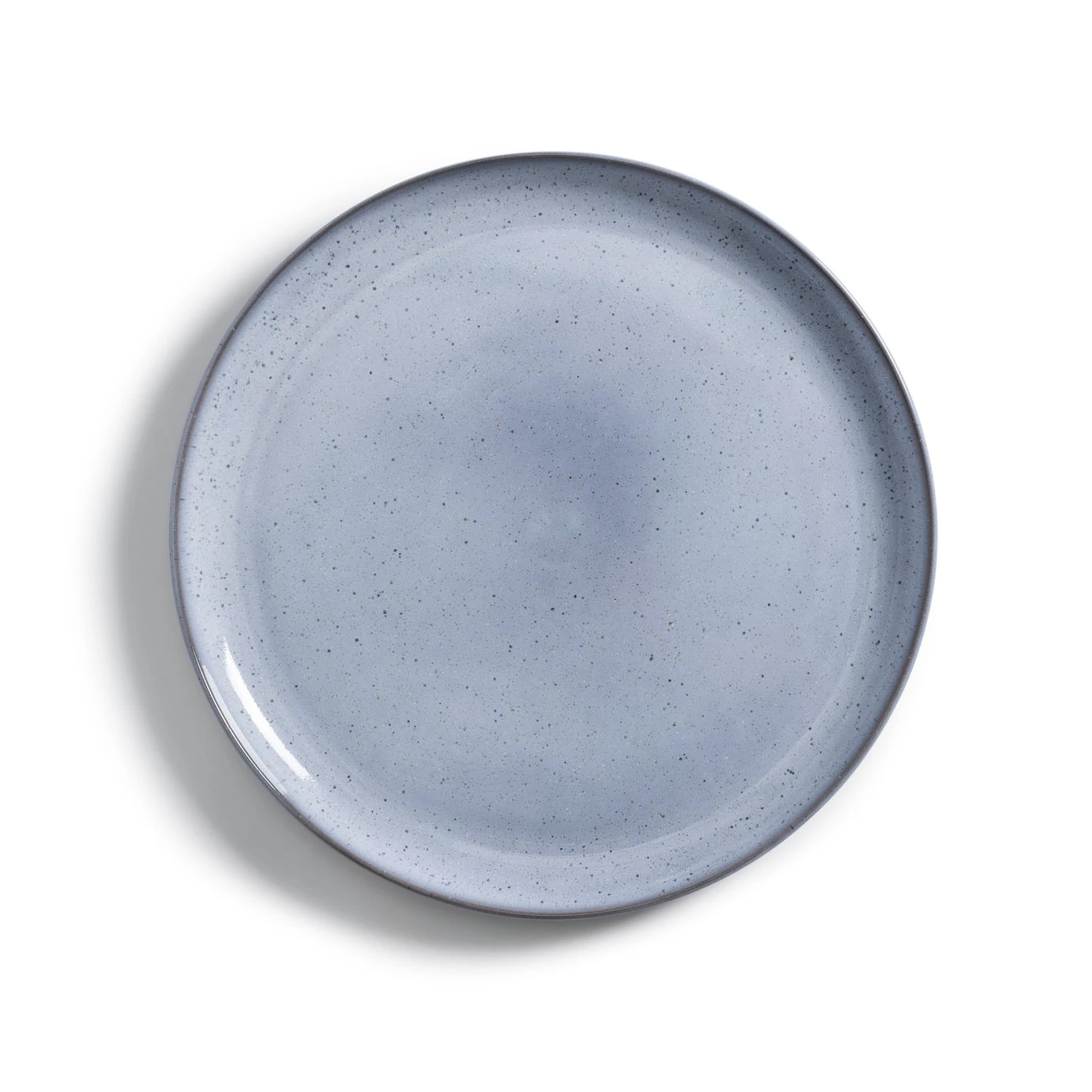 Habitat Evora 4 Piece Stoneware Dinner Plate - Blue - Image 4