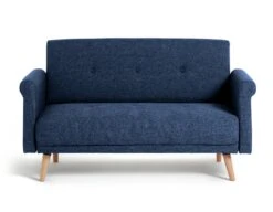 Habitat Evie Fabric 2 Seater Sofa In A Box - Navy Blue