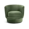 Habitat Ronda Velvet Accent Chair - Olive Green