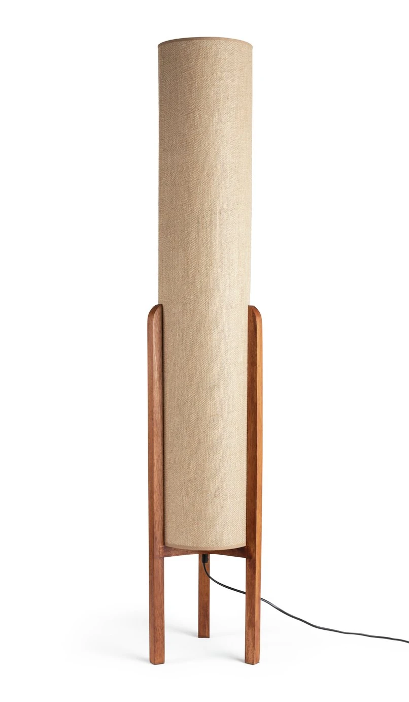 Habitat Arbaa Woven Column Floor Lamp - Natural - Image 2