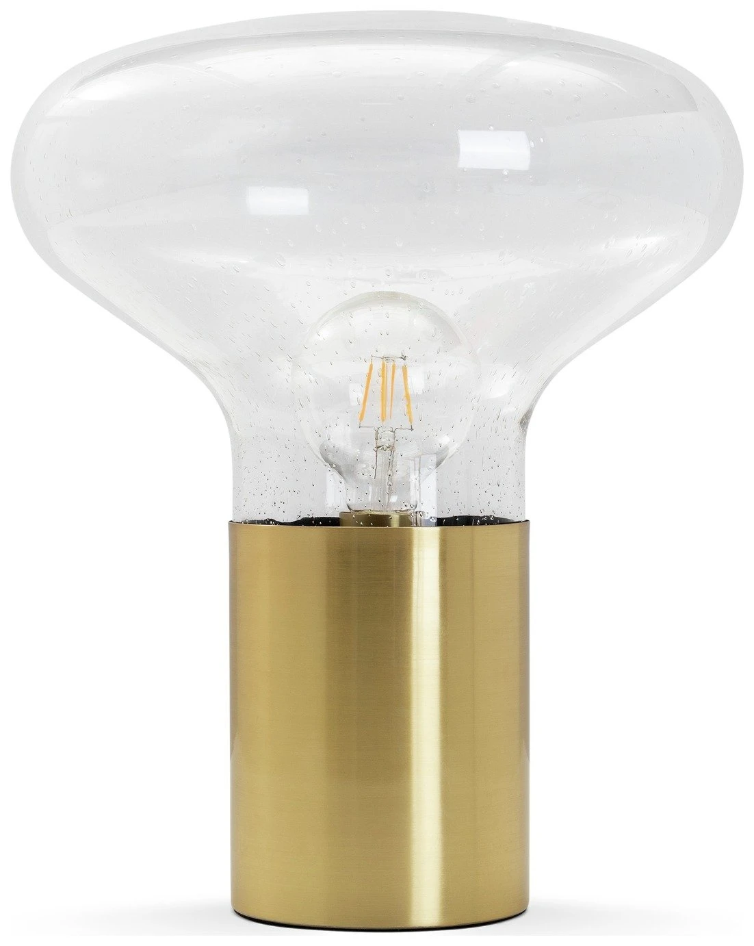 Habitat Marlow Glass Table Lamp - Gold - Image 2