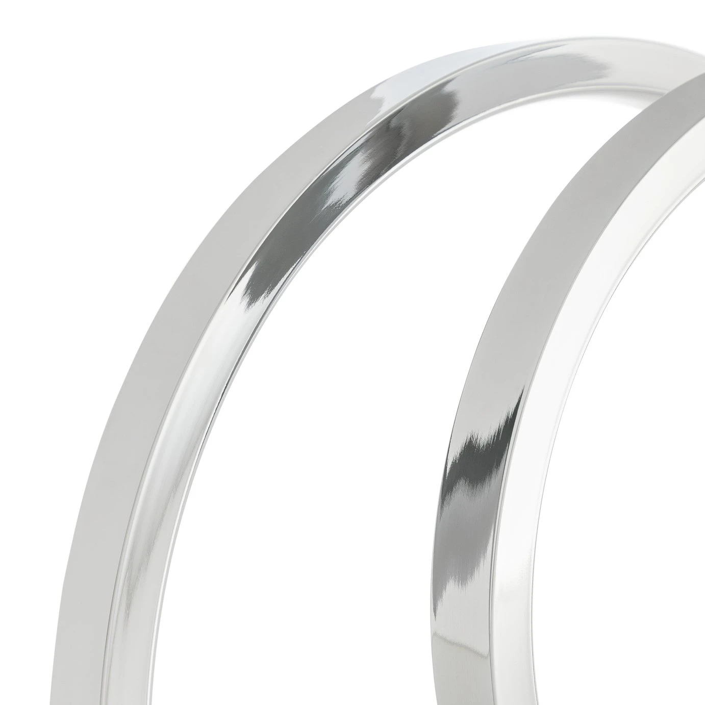 Habitat Pill Metal LED Table Lamp - Brushed Chrome - Image 4