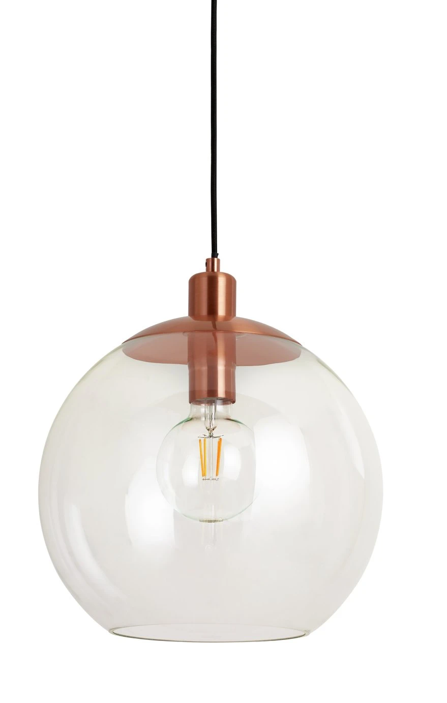 Habitat Coleman Metal Pendant Light - Copper - Image 3