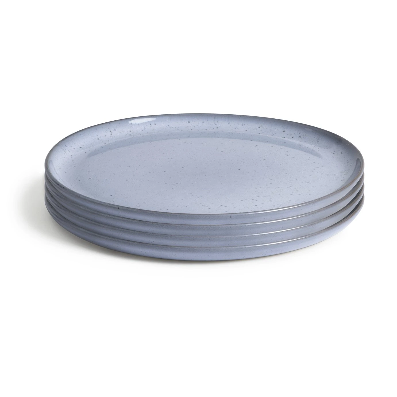 Habitat Evora 4 Piece Stoneware Side Plates - Blue - Image 3