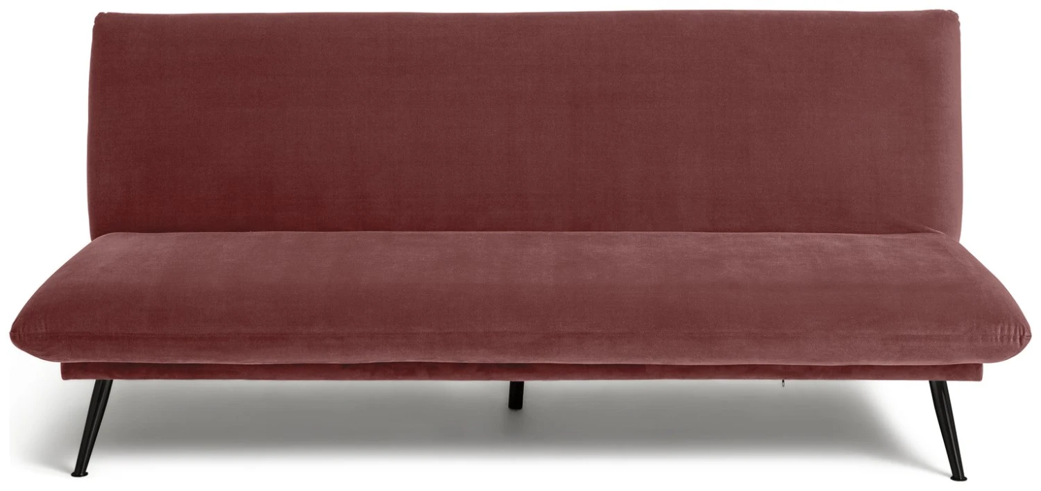 Habitat Matteo Velvet Sofa Bed - Pink