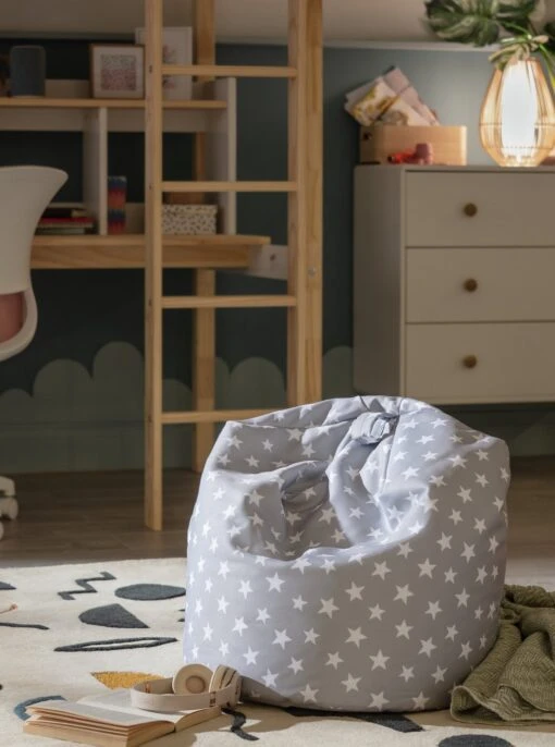 Habitat Kids Grey Stars Bean Bag